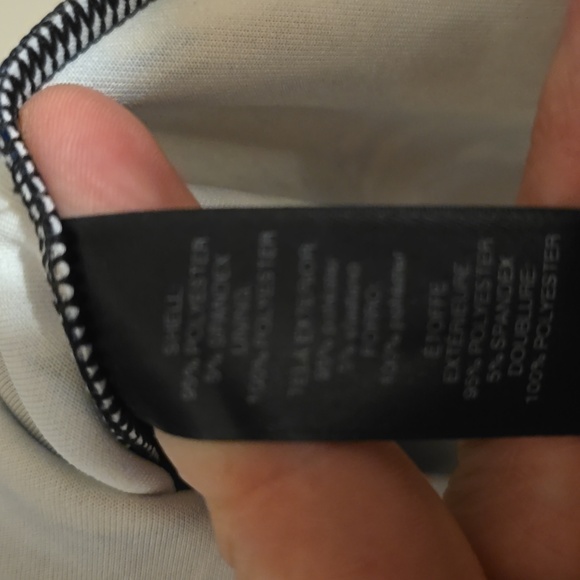 White House Black Market Dress Womens 0 Black Floral‎ Sleeveless Scuba - Picture 3 of 4